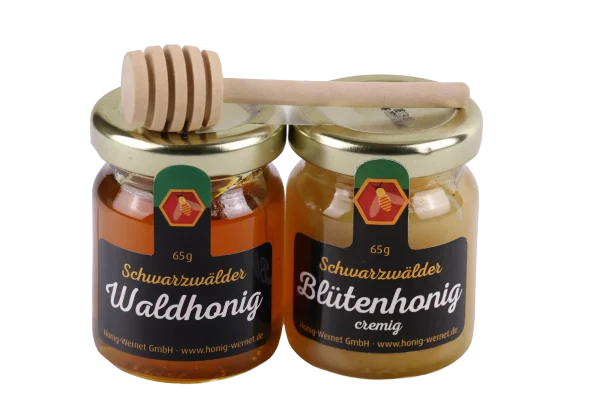Waldhonig & Blütenhonig Geschenkset 2 x 65 g