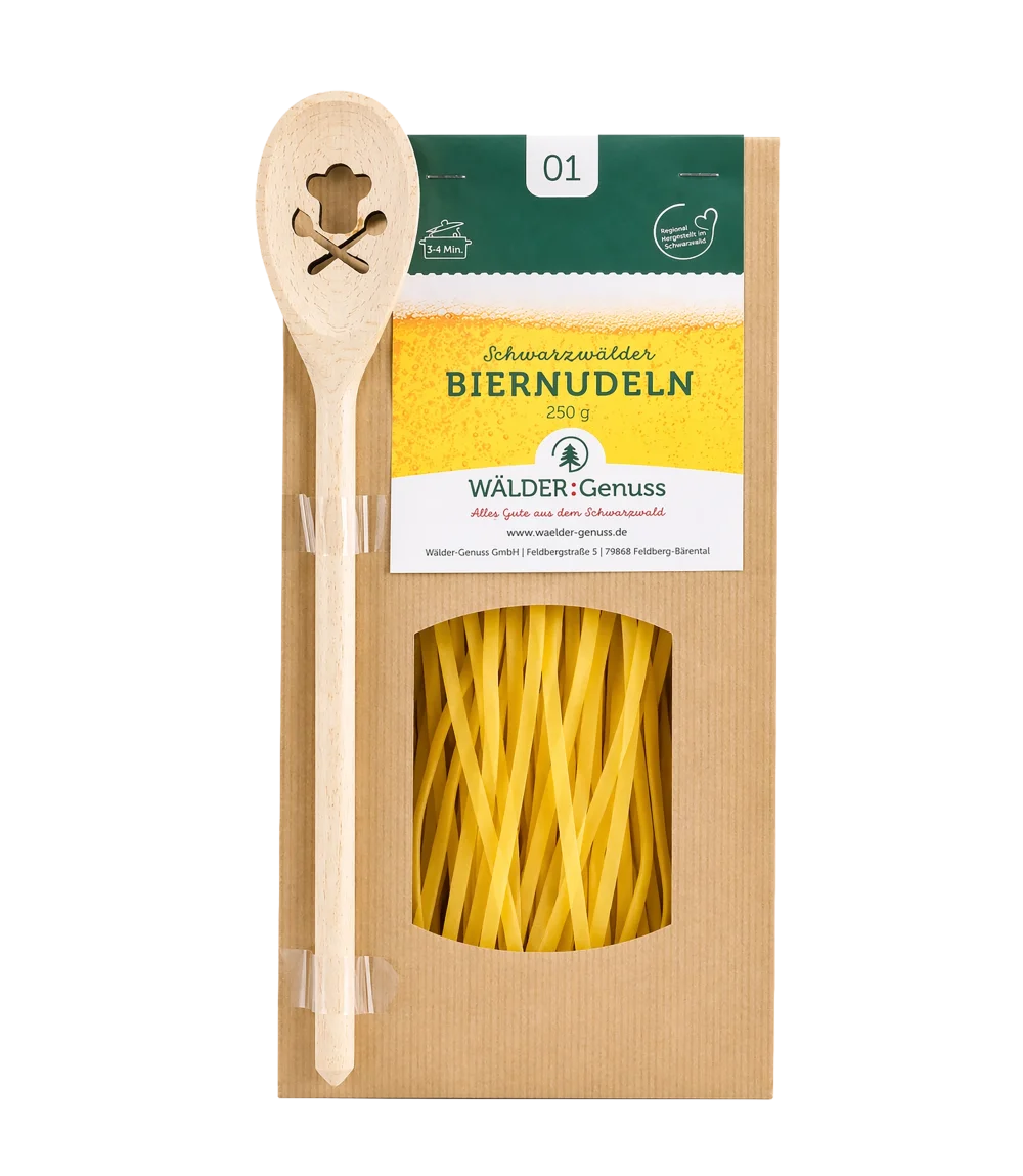 Nudeln WÄLDER:Genuss Bier